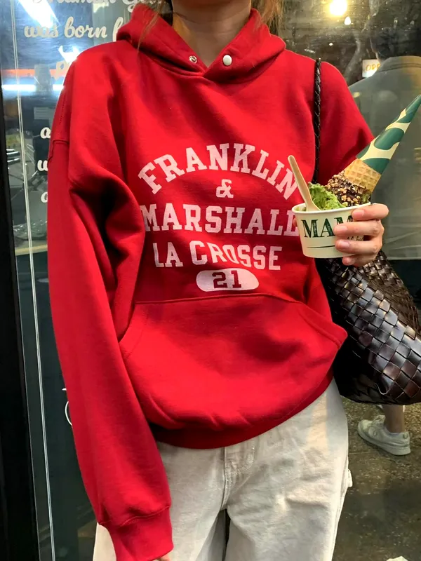 Stylish Red Hoodie for a Comfortable Casual Look