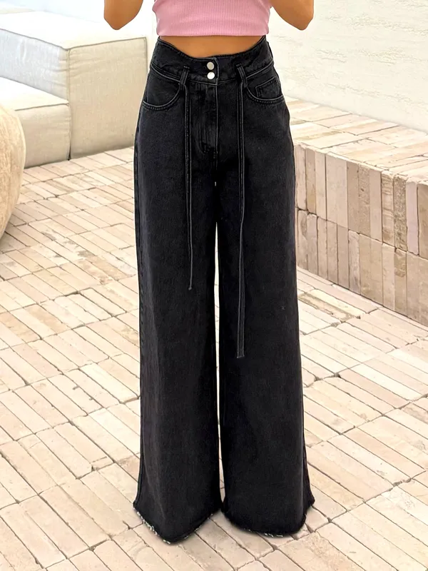 Fashion High-Waisted Loose Jeans - Comfortable and Versatile