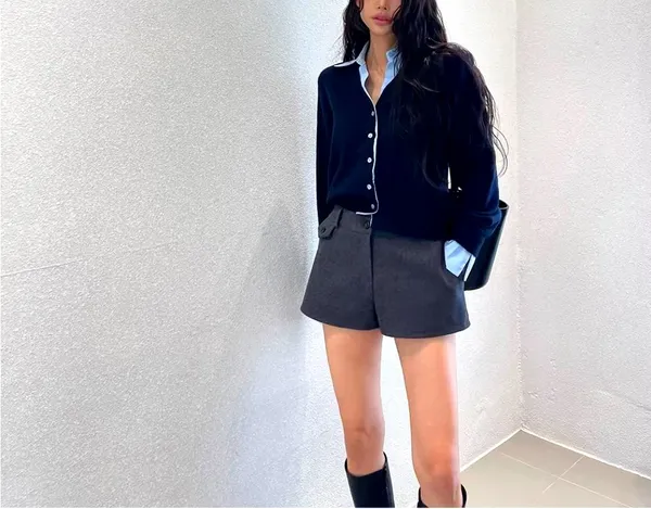 時尚優雅女裝開衫，適合春秋季節