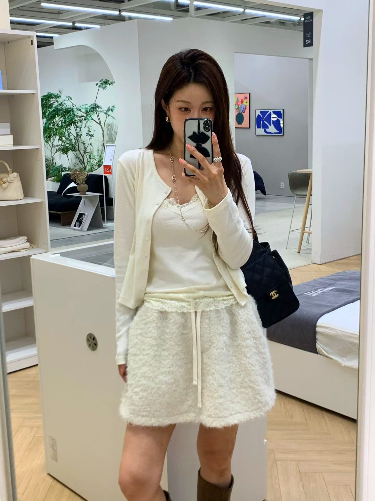 우아하고 미니멀한 여성용 가디건, 편안하고 다재다능