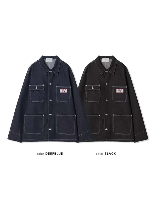 Casual Jacket Available in Deep Blue and Black