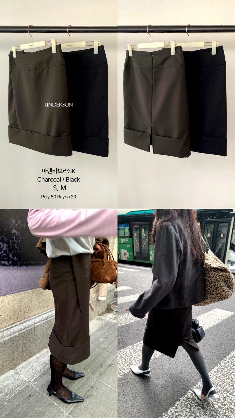패셔너블한 다재다능 여성 미디 스커트, 우아한 슬림 디자인