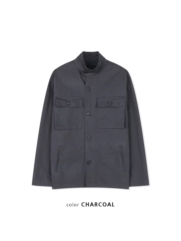 Men's Multi-Pocket Jacket - Stylish Casual Look