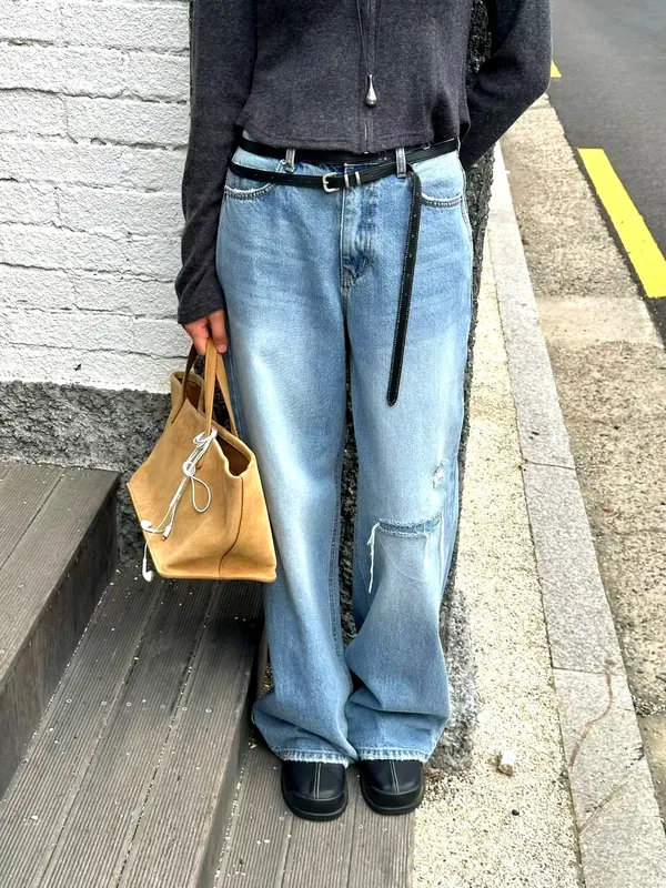 Stylish Casual Denim Pants, Loose Fit for Ultimate Comfort