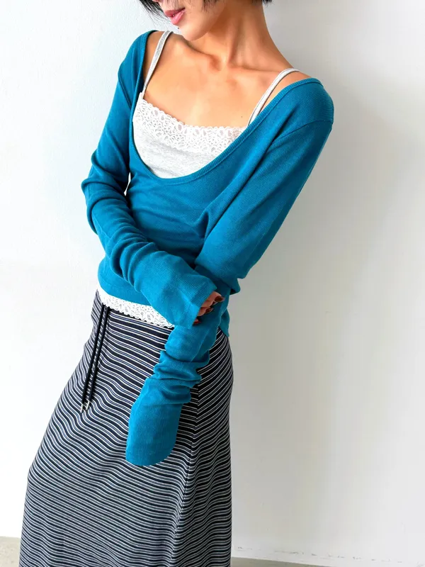Stylish Sleeveless Top, Fresh Blue Color, Comfortable and Breathable