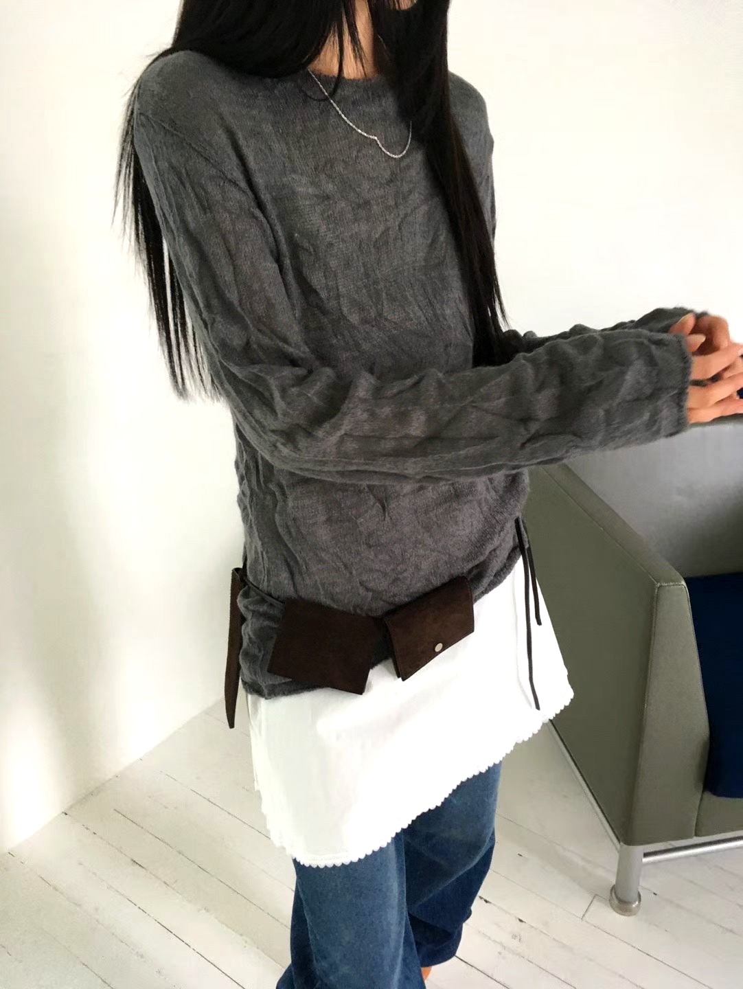 패셔너블한 캐주얼 여성 탑 - 편안하고 통기성이 뛰어난 봄가을용