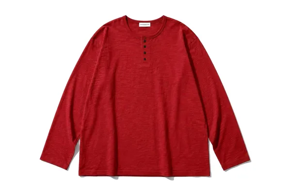 Minimalist Style Men's Long Sleeve Top, Comfortable and Versatile