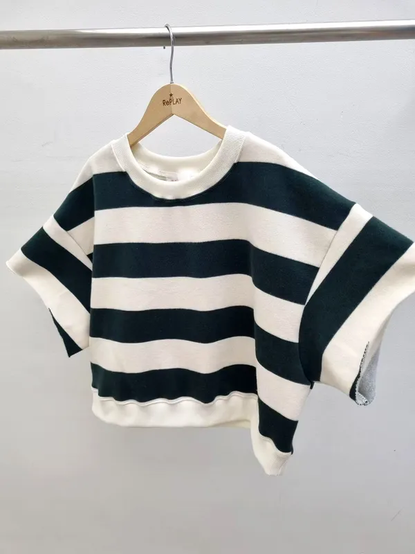 Stylish Striped Women's T-Shirt - Comfortable, Breathable, and Versatile