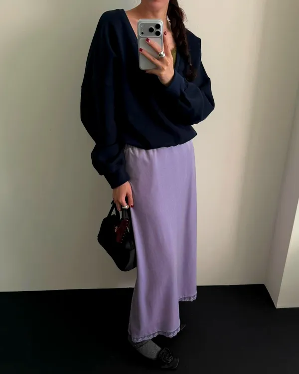 Elegant and Graceful Midi Skirt, Lightweight and Comfortable, Perfect Match