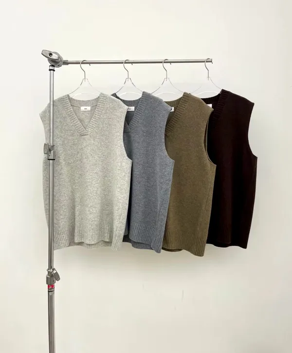 Fashionable Versatile Women's Knitted Vest Top