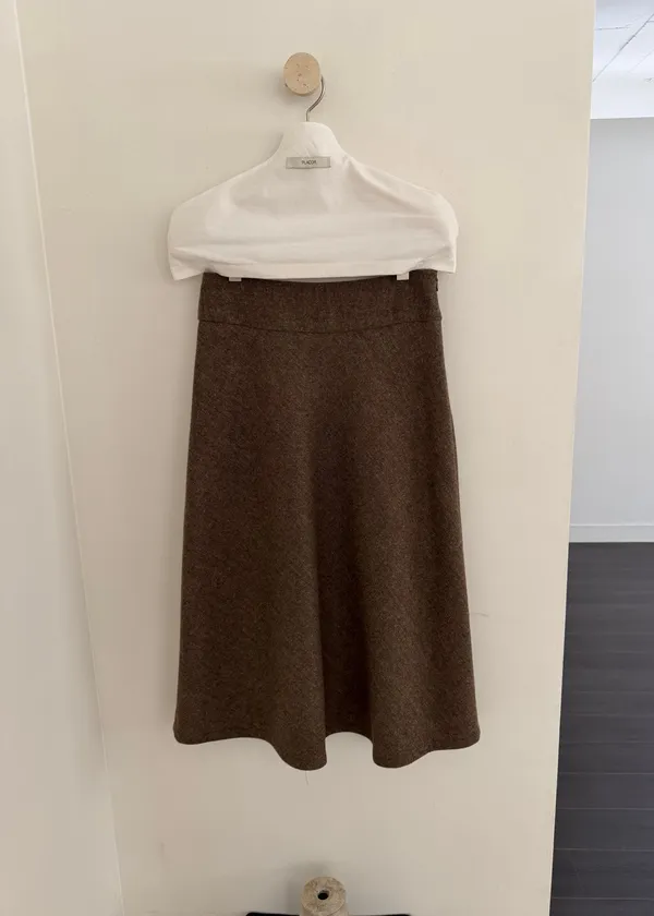 Warm and Comfortable Women's Wool Blend Skirt