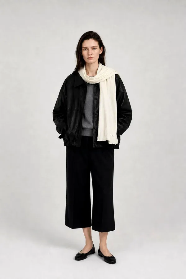 Stylish Black Women's Jacket - Elegant and Minimalist Design