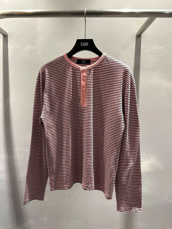 Stylish Striped Long Sleeve Shirt for Men, Comfortable and Breathable