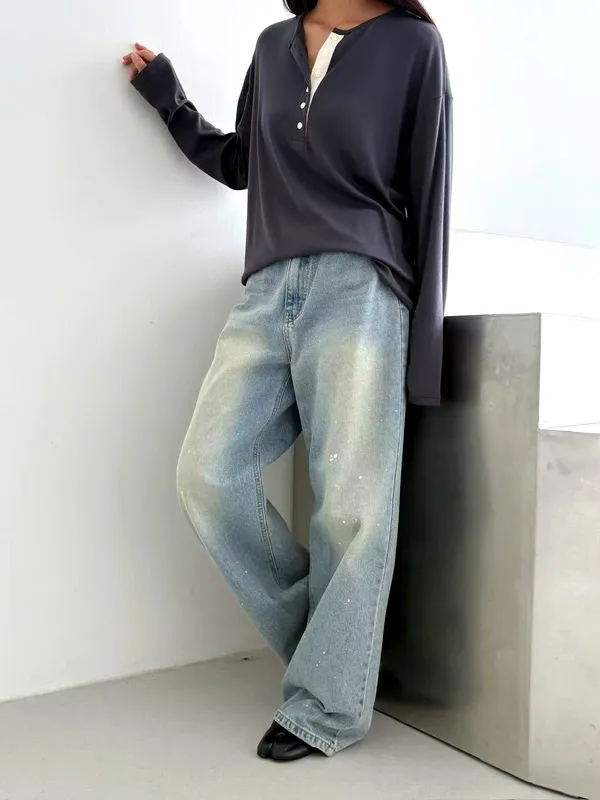 Fashionable Casual Women's T-Shirt - Comfortable and Versatile for Spring and Autumn Wear