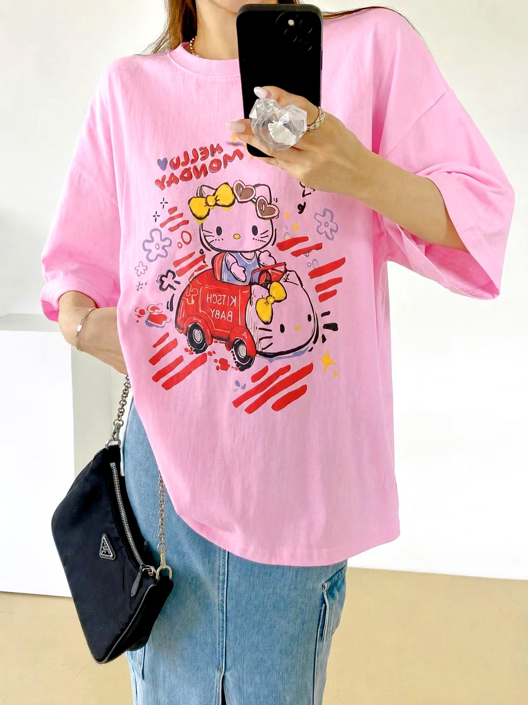 Cute Cartoon Printed Loose T-Shirt New model launched