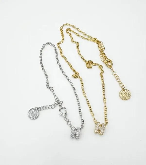 Stylish Minimalist Double Chain Necklace, Shine with Personality