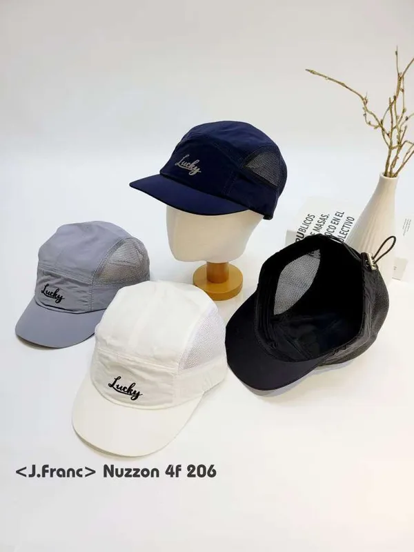 Fashionable Breathable Sports Cap with Lucky Embroidery Design