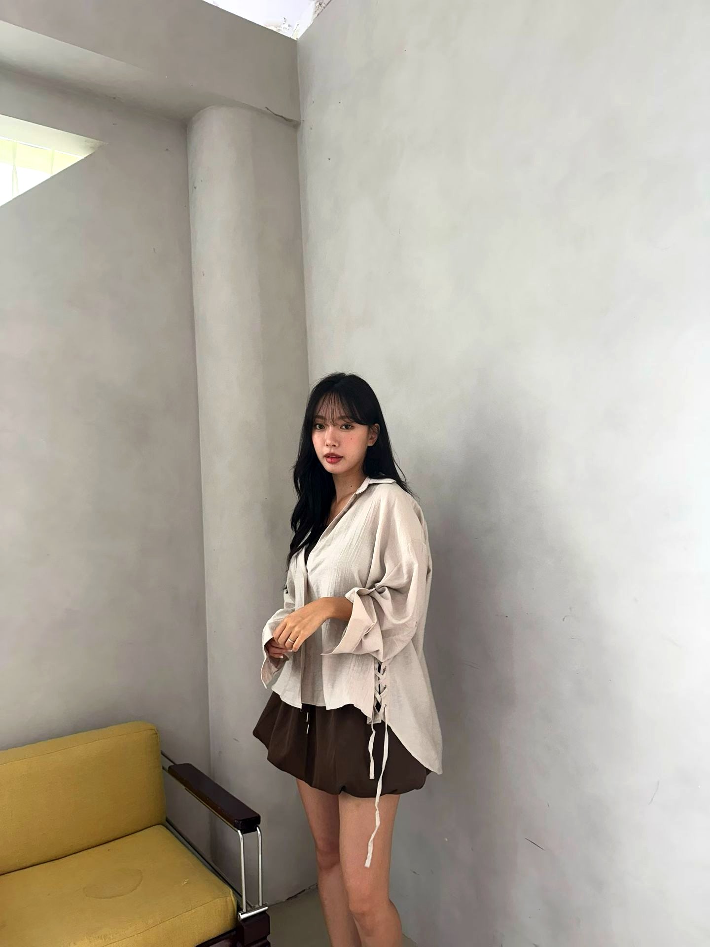 미니멀리스트 여성 탑, 편안하고 통기성이 뛰어나며 일상적인 스타일에 적합 - 신상품