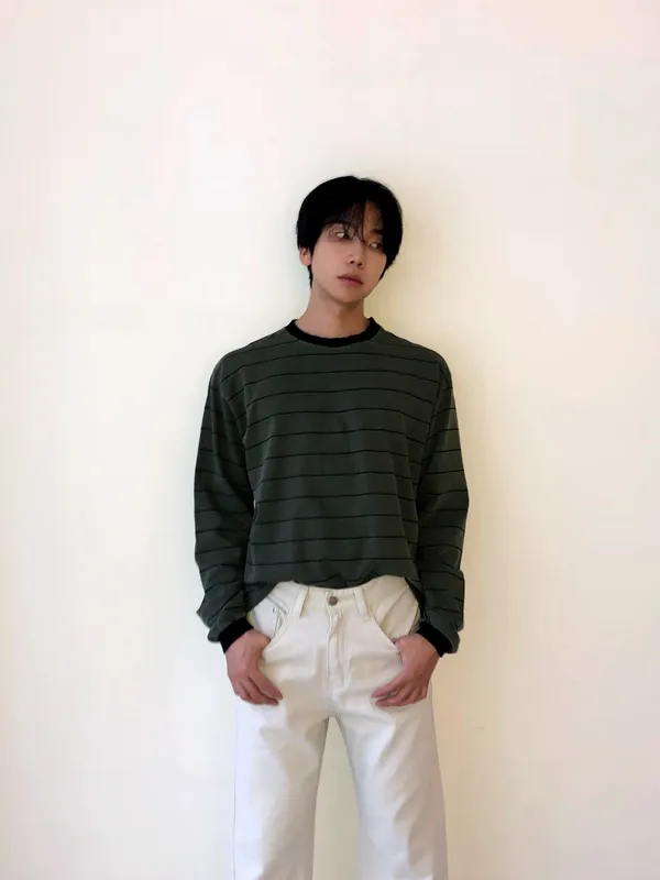 Stylish Striped Men's Top, Comfortable Casual Style