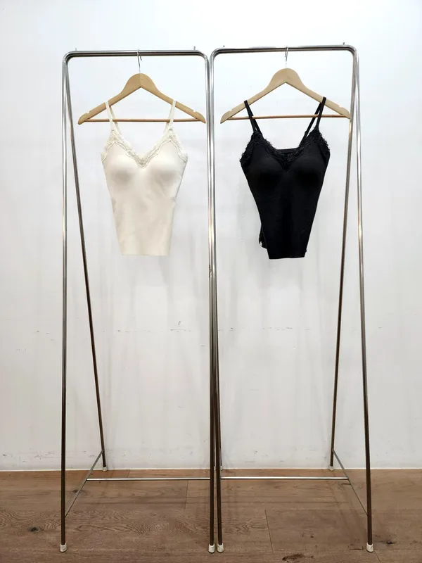 Elegant Lace Trim Cami Top, A Summer Essential