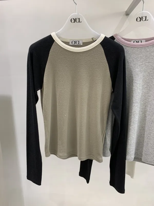 Stylish Color Block Long Sleeve T-Shirt - Comfortable and Versatile