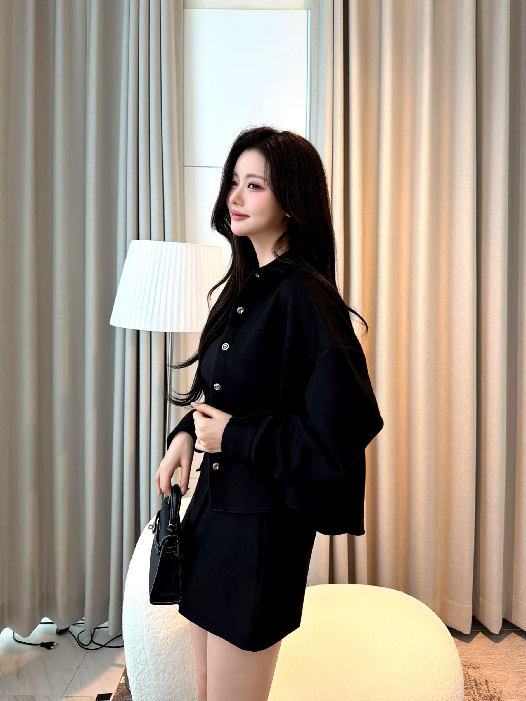 스타일리시 미니멀리스트 여성 재킷, 편안하고 다재다능한