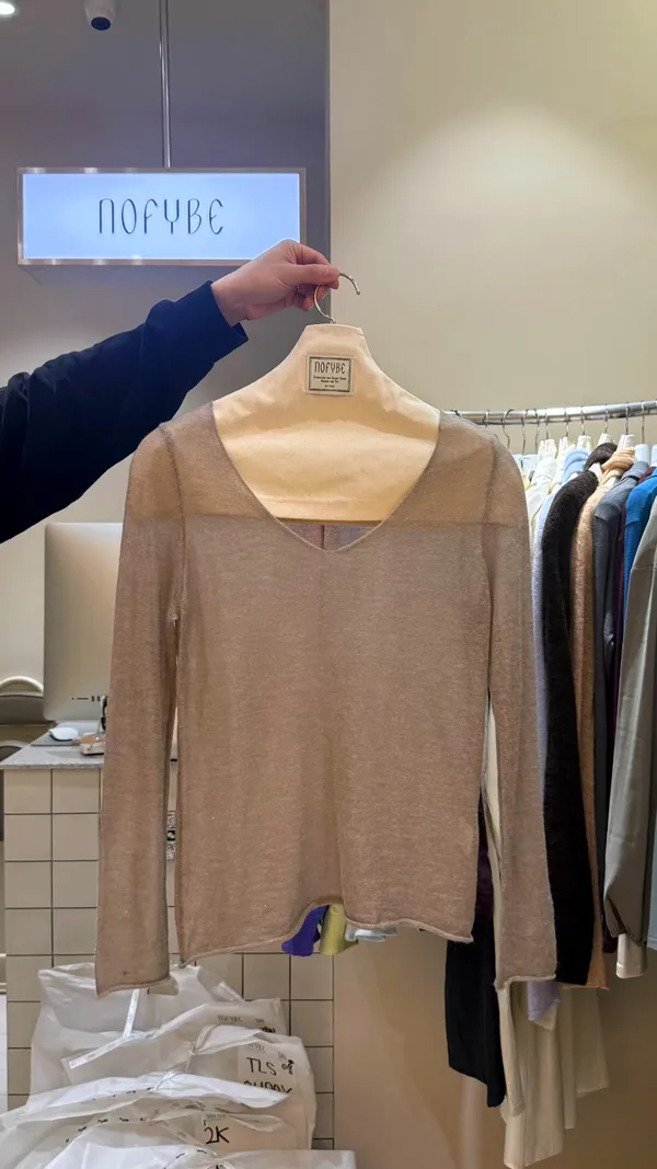 Lightweight Breathable Women's Top with Elegant V-Neck Design