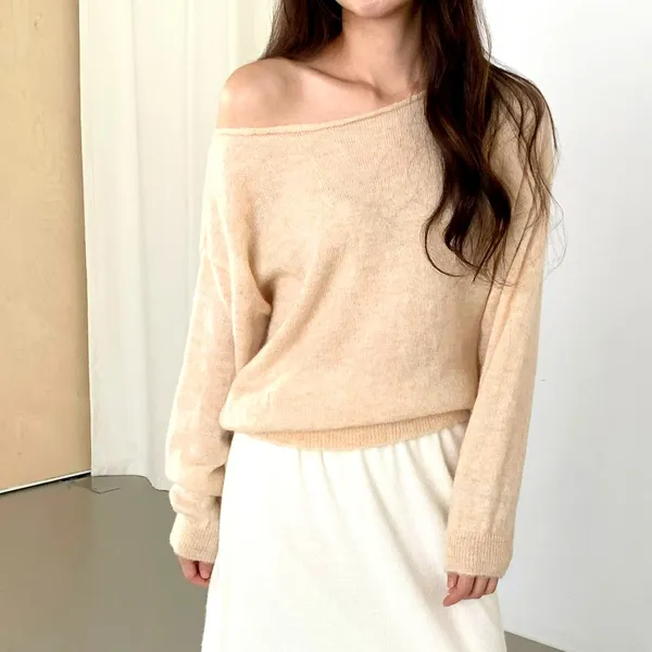 Fashionable Off-Shoulder Sweater, Soft and Comfortable, Perfect Match