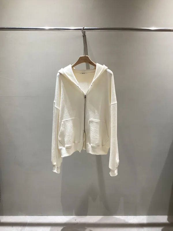 Minimalist Comfortable Zipper Hoodie Jacket
