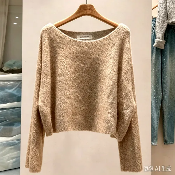 Soft and Comfortable Knitted Sweater, Fashionable and Versatile