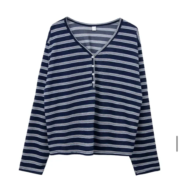 Stylish Striped Women's Top - Comfortable Casual Style