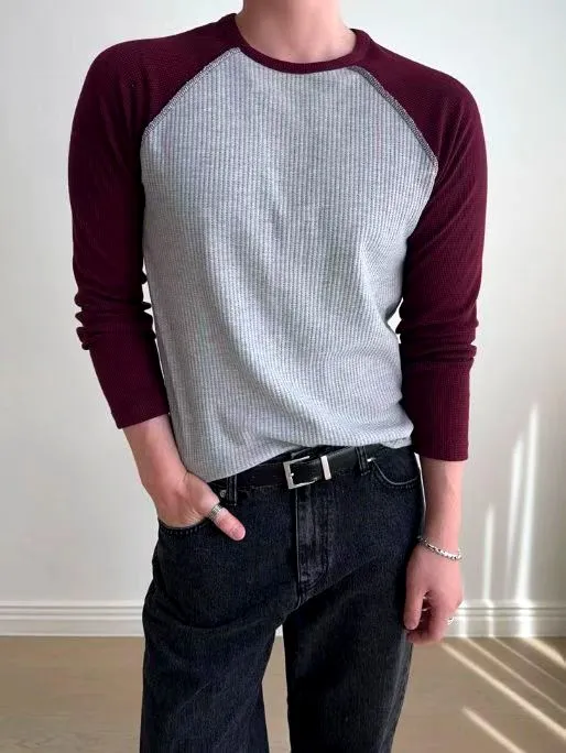 Stylish Casual Men's Long Sleeve Top - Comfortable and Breathable