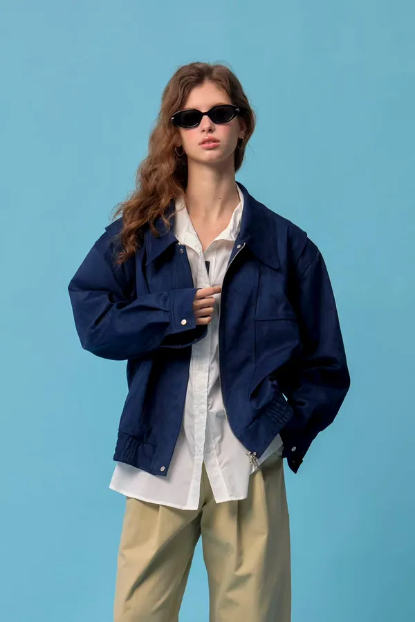 Fashionable Casual Women's Jacket, Elegant and Versatile for Spring and Autumn