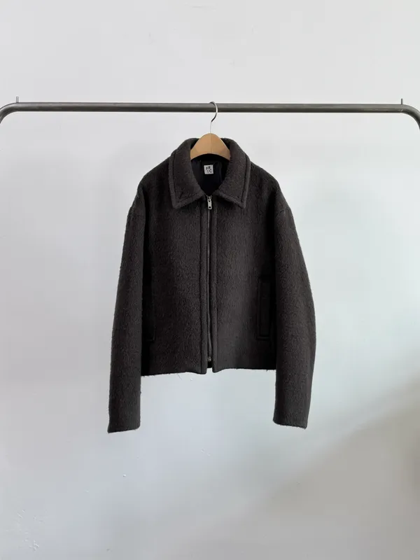 Elegant and Warm Boucle Wool Jacket