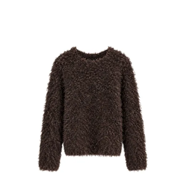Soft Plush Long Sleeve Sweater - Warm and Comfortable