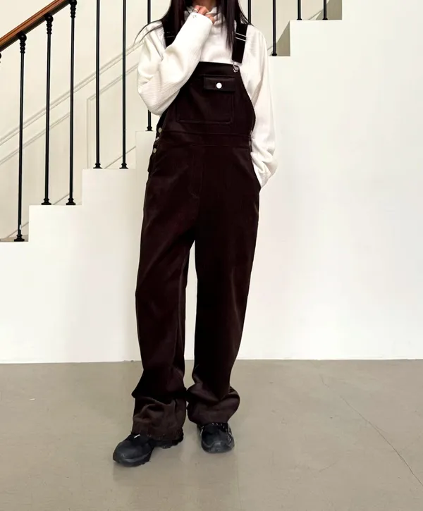 Fashionable Women's Overalls, Comfortable Loose Design