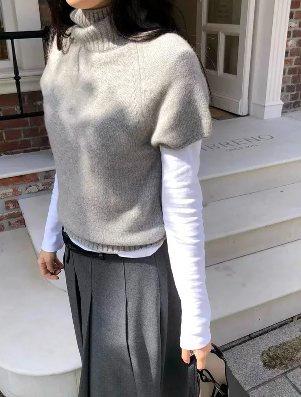 Sweater Leher Tinggi Bergaya dan Minimalis - Hangat dan Selesa, Padanan Sempurna