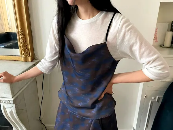 Elegant Silk Camisole to Showcase Feminine Charm