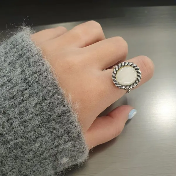 Vintage Style Silver Ring, Simple and Fashionable