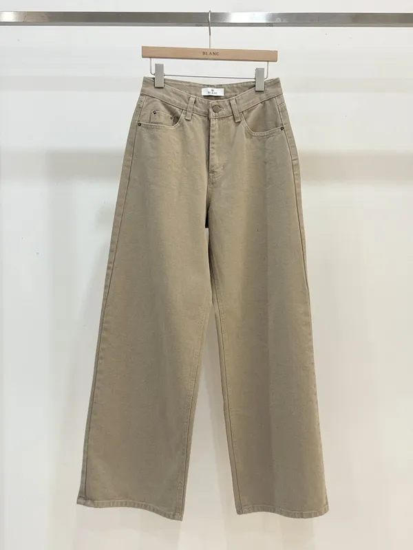 Loose Fit High-Waisted Straight Leg Pants - Comfortable and Versatile