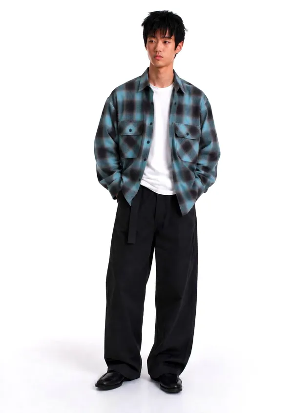 Stylish Men's Plaid Top, Comfortable Casual Style