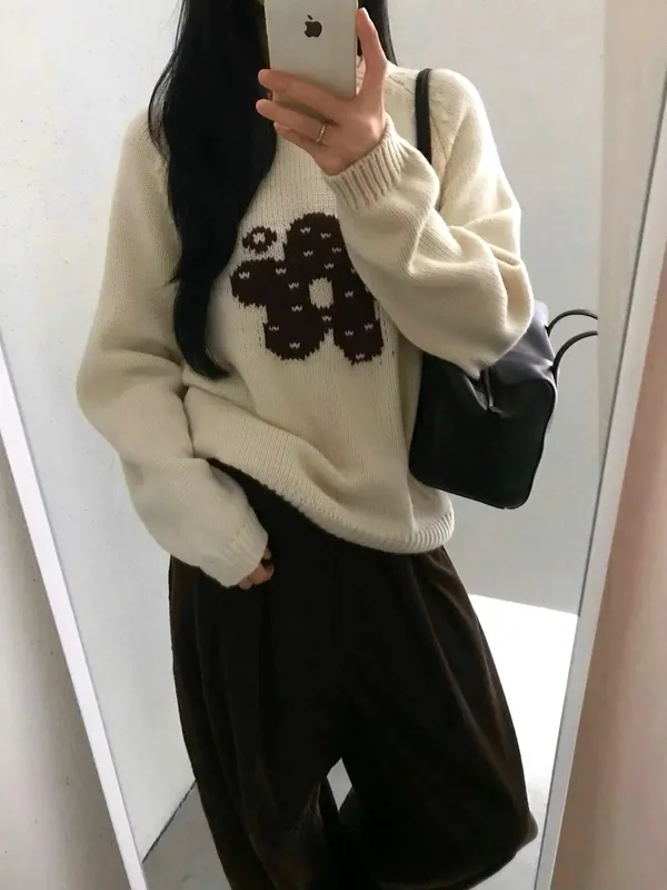 Stylish Casual Sweater, Warm and Comfortable, Perfect for Fall and Winter