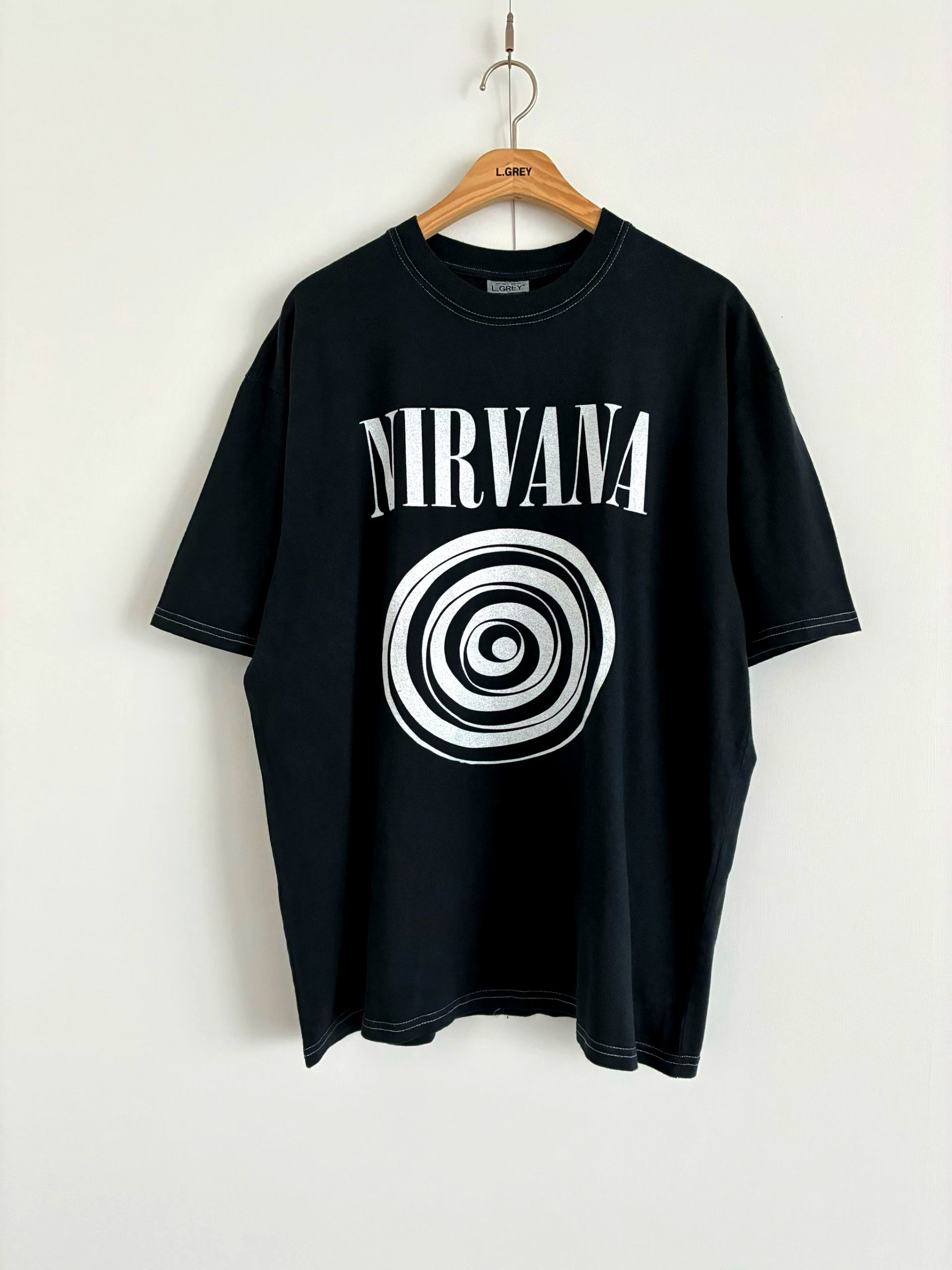 NIRVANA 프린트 남성 반팔 티셔츠, 패셔너블한 캐주얼 스타일