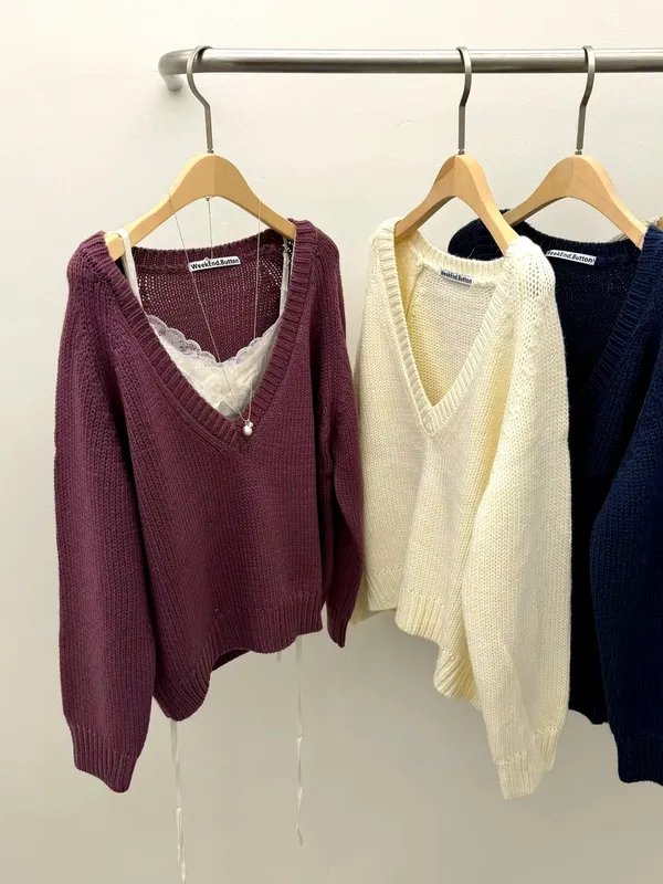Stylish Versatile Women's Top, Comfortable Knitted Cardigan