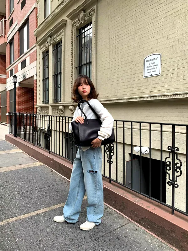 Trendy Versatile Loose-Fit Women's Jeans