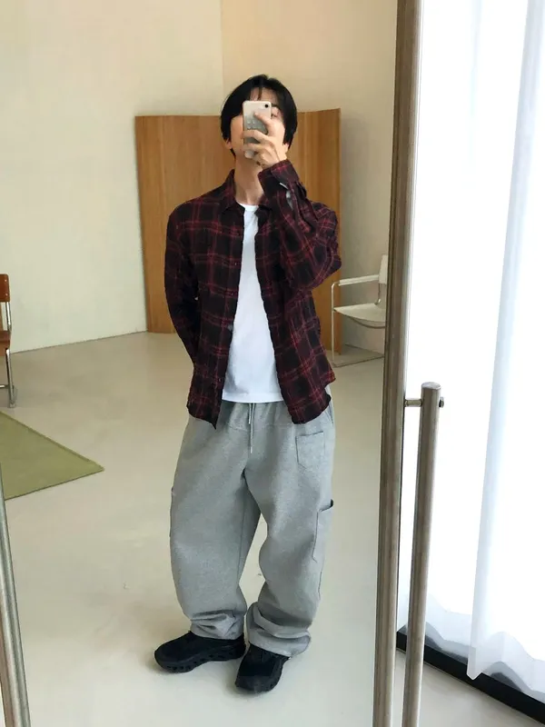 Stylish Men's Plaid Top, Comfortable Casual Style