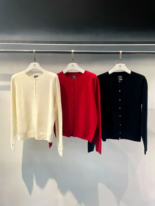Classic Versatile Women's Top, Comfortable Knitted Cardigan