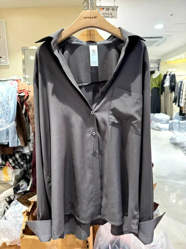 Elegant Silk Women's Top, Minimalist Fashion Design - New Arrival