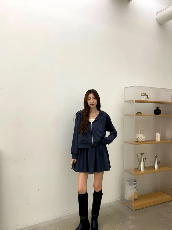 Fashionable Casual Women's Dress, Elegant Style for Spring and Autumn