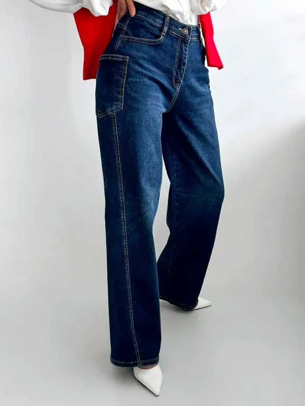 Stylish High-Waisted Loose Fit Jeans, Comfortable and Versatile